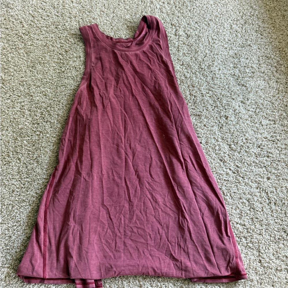 lululemon athletica Burgundy Tank Top